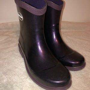 Purple rain boots